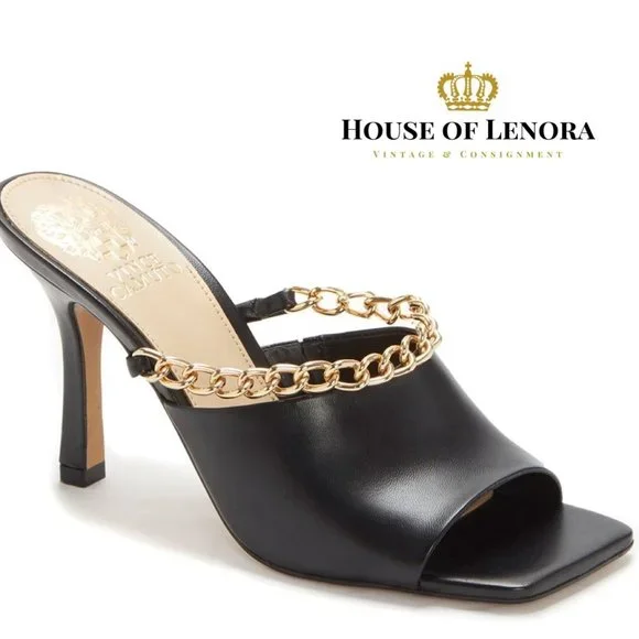 NWOT VINCE CAMUTO Baminie Chain - Embellished Mule - Picture 2 of 12